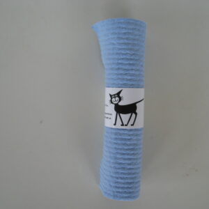 "Toppen"Karin's Cheerful Colors dish washing sponge/ dish cloth "pastel blue" Kattinatt of Sweden 6.5" x 6.25"
