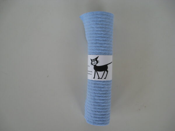 "Toppen"Karin's Cheerful Colors dish washing sponge/ dish cloth "pastel blue" Kattinatt of Sweden 6.5" x 6.25"