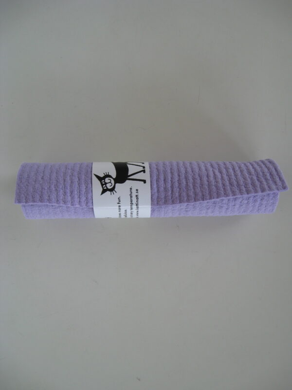 "Toppen"  Karin's Cheerful Colors dish washing sponge/ dish cloth "pastel purple" Kattinatt of Sweden 6.5" x 6.25"