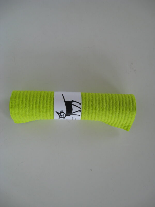 "Toppen" Karin's Cheerful Colors dish washing sponge/dish cloth "yellow green" Kattinatt of Sweden 6.5" x 6.25"