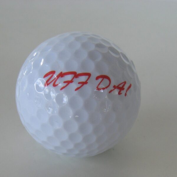 "Uff Da" golf ball