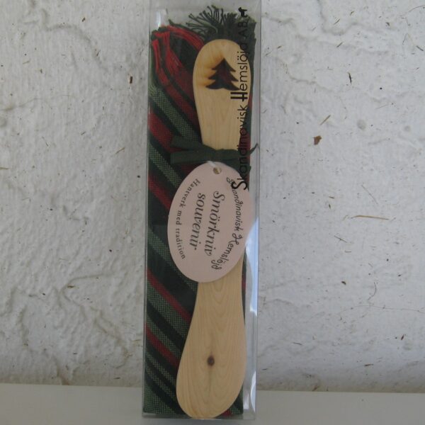 Christmas tree butter spreader &  cookie cloth   Made in Sweden