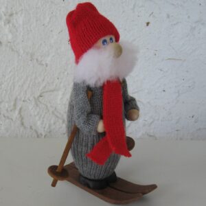 Felix the skier 6" grey Made in Sweden