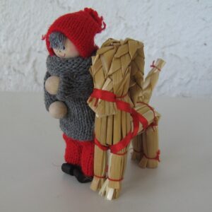 tomte w/goat 4" Made in Sweden