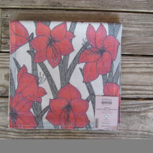 100% organic cotton "amaryllis" runner 14" x 47"  Made in Sweden by Ekelund