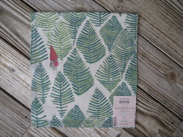 100% organic cotton "Tipp Tap" Christmas runner 14" x 55" Made in Sweden by Ekelund