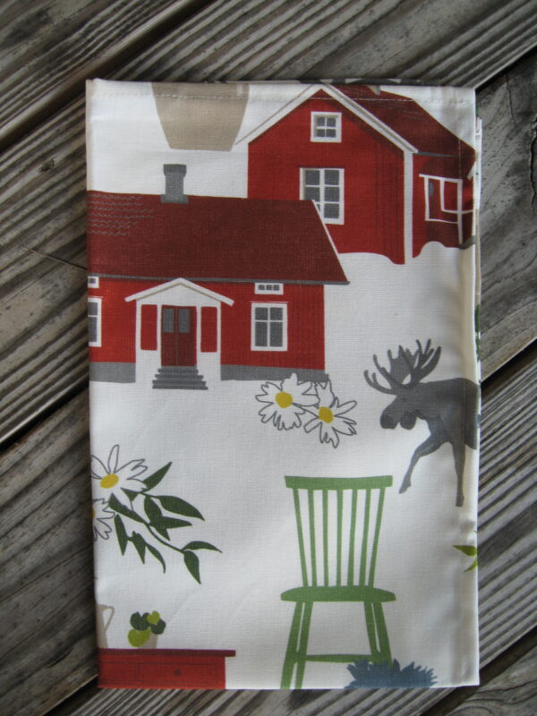 "Strovtåg" tea towel 30" x 18" Arvidsson of Sweden  One Left