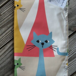 "Kitty" tea towel 30" x 18" Arvidsson of Sweden - blue