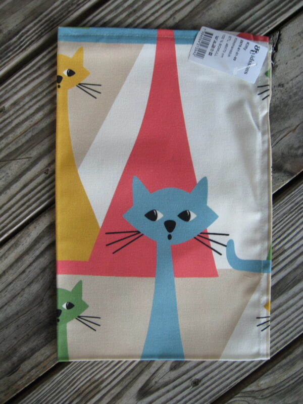 "Kitty" tea towel 30" x 18" Arvidsson of Sweden - blue