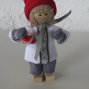 Tomte red/grey 6"  Butticki of Sweden