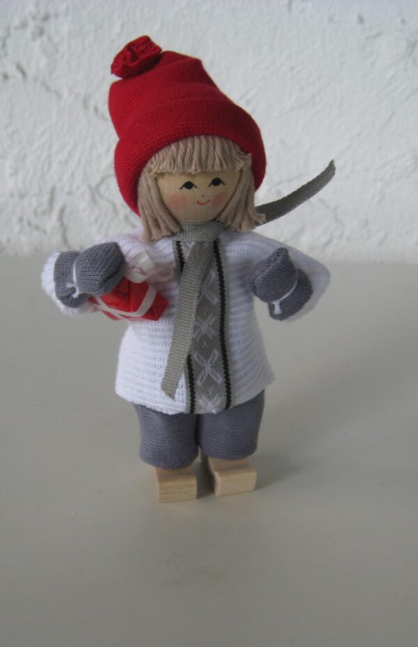 Tomte red/grey 6"  Butticki of Sweden
