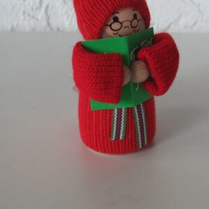 Tomte w/Christmas book 3.5"  Ljungströms of Sweden