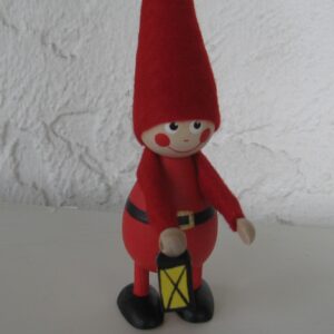 Tomte w/lantern  5"  Made in Sweden