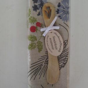 Boxed dish towel "flowers" and juniper spreader (tulip) 27" x 18" Made in Sweden