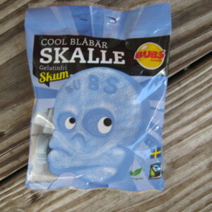 "Cool Blueberries"  Skulls, Bubs Godis, Sweden, 175 grams
