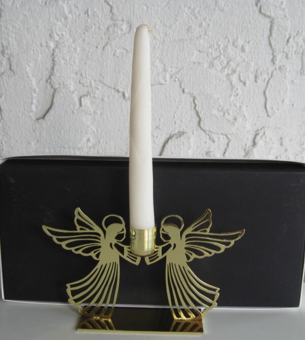Flying angel candle holder 4" x 7"  Pluto of Sweden