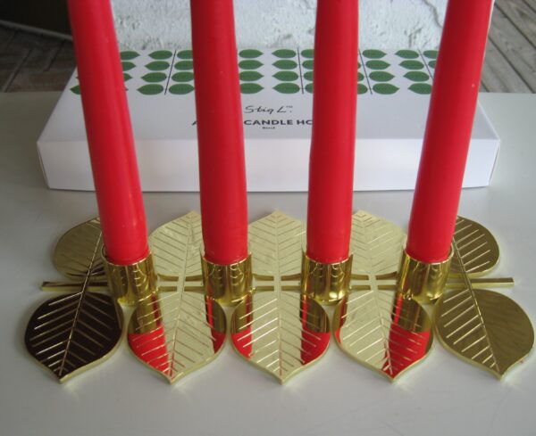 Advent candle holder  5" x 10"  Pluto of Sweden