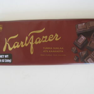 Fazer dark chocolte bar 47% cocoa Finland