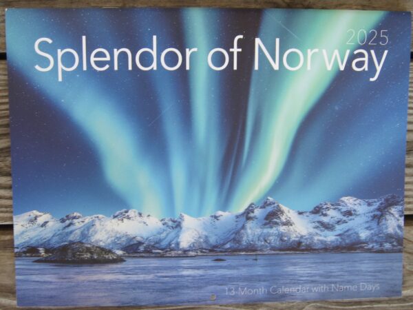 2025 Splendor of Norway calendar