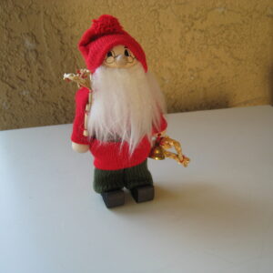 Tomte w/ornaments  8"  Ljungströms of Sweden