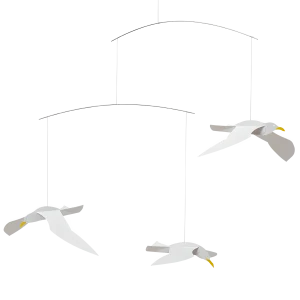 Seagulls mobile   Flensted of Denmark  16" x 16"