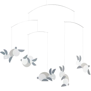 Bunnies mobile  Flensted of Denmark   19" x 21"