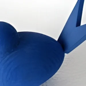 Wood blue bird 3" x 2"  Made in Sweden