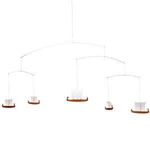 5 Viking Ships  Flensted of Denmark   11" x26"