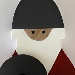Viking ornament 2.5" wood Made in Sweden