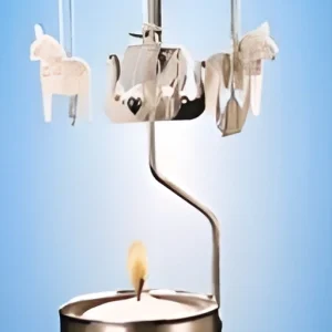 Angel chimes type candlholder: Swedish Symbols